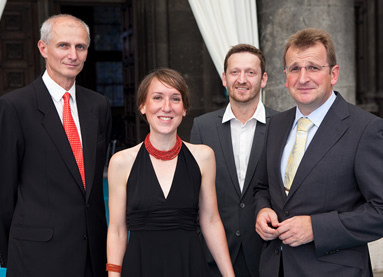left to right: Norbert Putzgruber, Alexandra Wieshaider, Werner Rammer, Manfred...