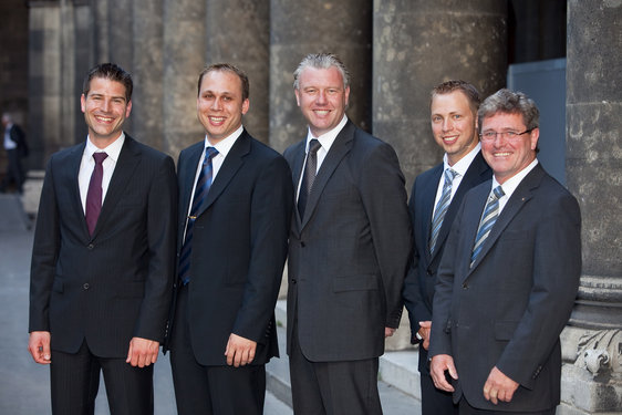 von links nach rechts: Michael Schpers, Markus Wolf, Dirk Specht, Ulli Garbert,...
