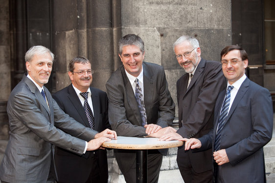 von links nach rechts: Christian Aicherning, Martin Schaub, Reinhard Koch,...