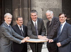 von links nach rechts: Christian Aicherning, Martin Schaub, Reinhard Koch,...