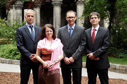 from left to right: Jan Hamm, Katrin Hauser, Andrea Frangi and Flavio Wanninger