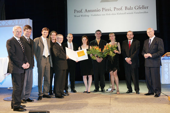 von links nach rechts: Gerald Schweighofer, Dr. Luc Delmotte, Dr. Frédéric...